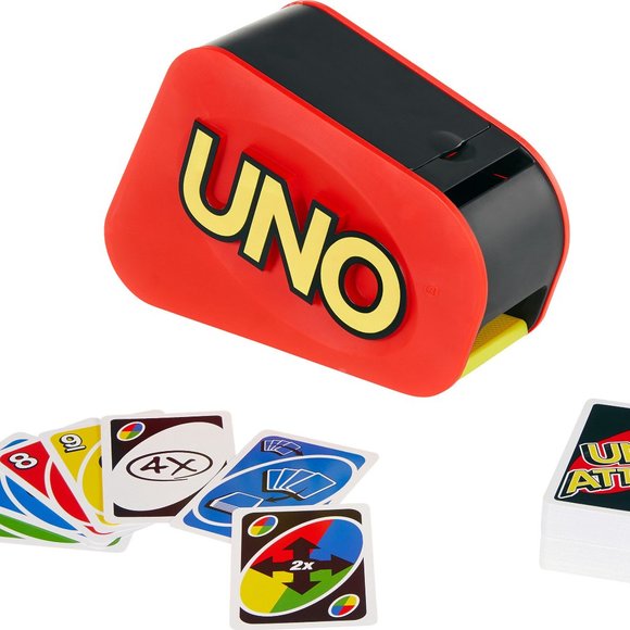 UNO Toys Uno Attack Card Game For Family Night With Card Launcher